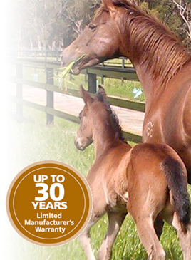 Up to 30 Years Limited Manufacturer's Warranty Up to 30 Years Limited Manufacturer's Warranty
